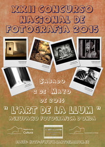 XXII Concurso Nacional de Fotografía 2015 "L'Art de la Llum"