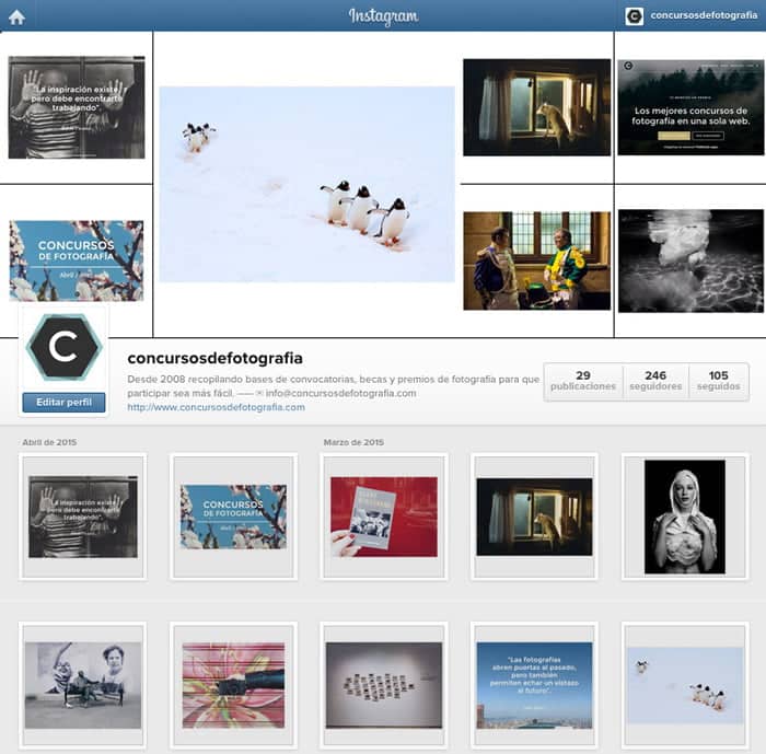 instagram concursosdefotografia