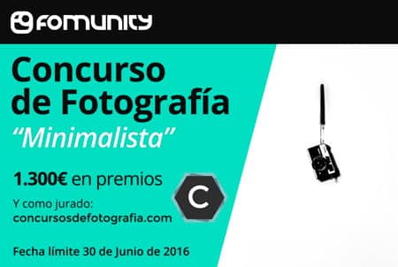 Concurso de Fotografía Minimalista en Fomunity