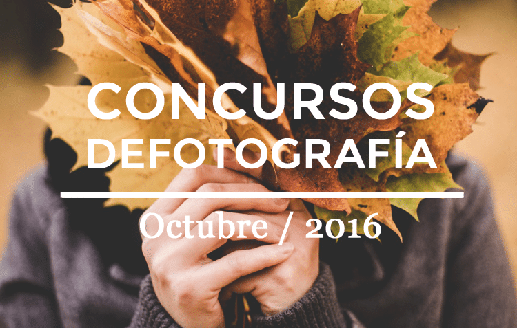 Los mejores concursos de fotografía de Octubre 2016